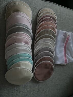 KeaBabies Reusable Nursing Pads for Breastfeeding- 14 Pair!